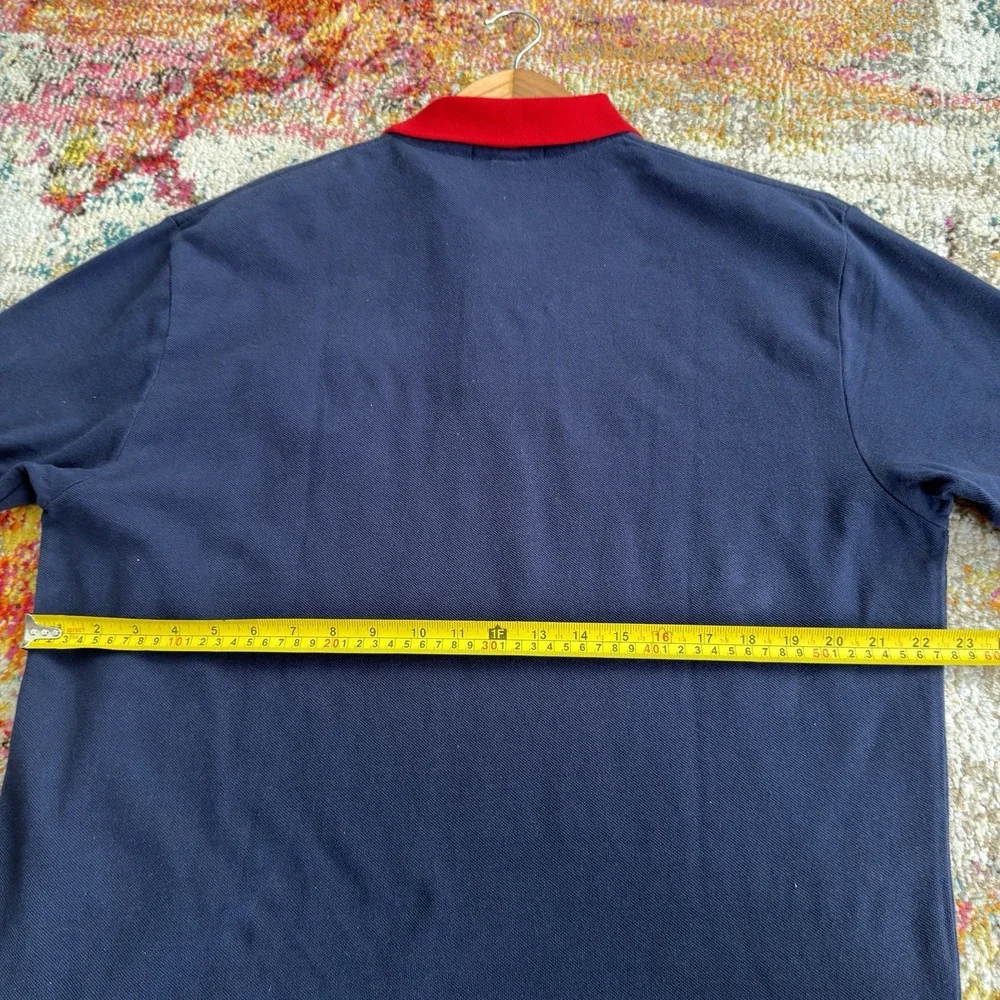 Vintage Polo Ralph Lauren New York Crest Logo Polo Shirt Mens Large